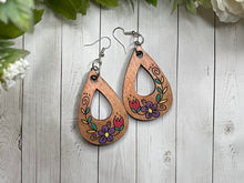 Load image into Gallery viewer, Floral Earrings SVG DIGITAL File