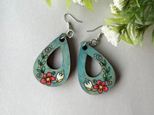 Load image into Gallery viewer, Floral Earring Blank Sets