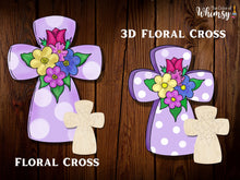 Load image into Gallery viewer, Floral Cross
