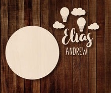 Load image into Gallery viewer, Layered Hot Air Balloon Name Sign Kit - Personalized
