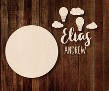 Load image into Gallery viewer, Layered Hot Air Balloon Name Sign Kit - Personalized