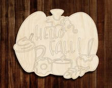 Load image into Gallery viewer, Hello Fall Pumpkin