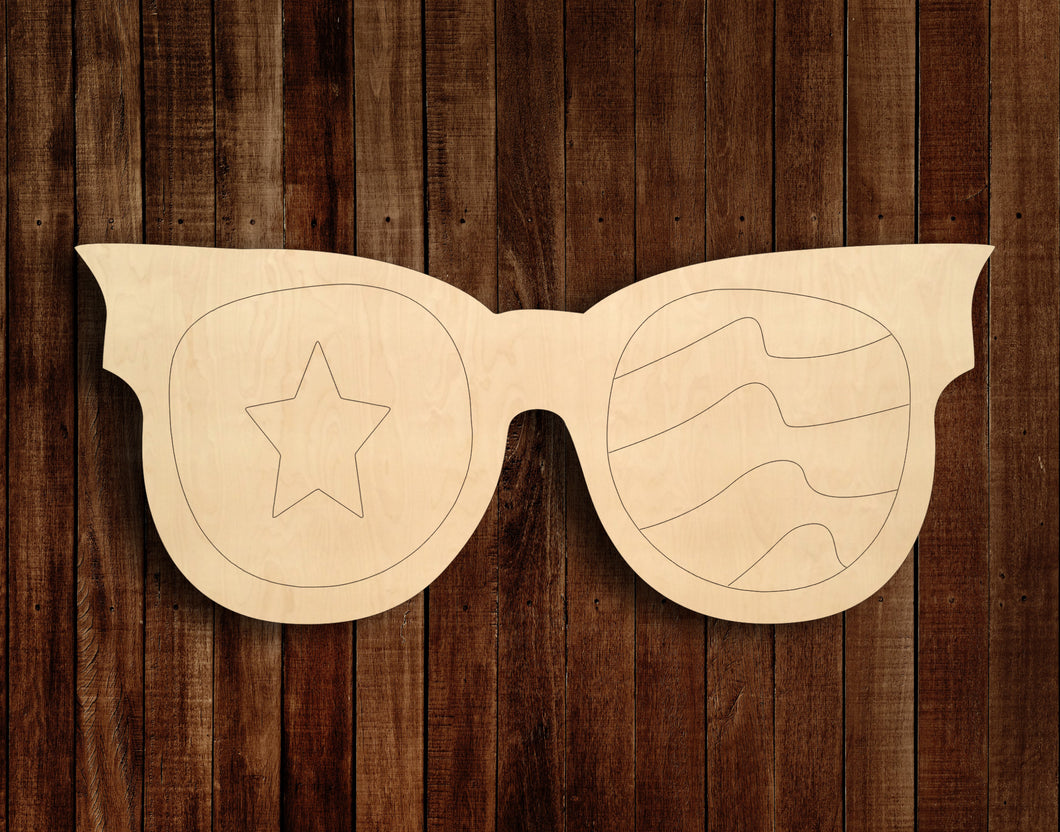 Sunglasses with Star and Stripes