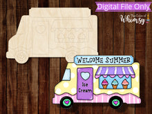 Load image into Gallery viewer, Ice Cream Truck SVG Cut File