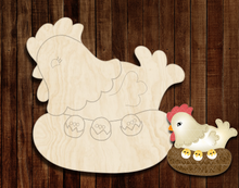 Load image into Gallery viewer, Mama Hen with Chicks