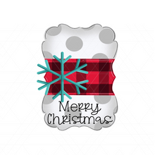 Load image into Gallery viewer, Merry Christmas Snowflake Plaque