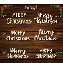 Load image into Gallery viewer, Merry Christmas Words