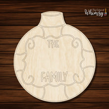 Load image into Gallery viewer, Christmas Name Ornament