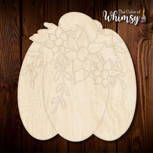 Load image into Gallery viewer, Pumpkin with Flowers SVG Digital Files