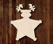 Load image into Gallery viewer, Reindeer Star Ornament
