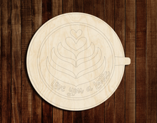 Load image into Gallery viewer, Love You a Latte Top View