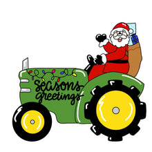 Load image into Gallery viewer, Santa on Tractor