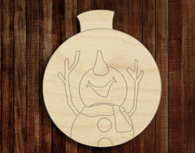 Load image into Gallery viewer, Snowman Ornament Shape