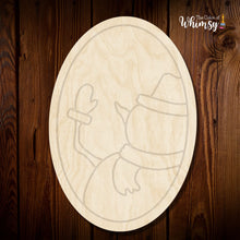 Load image into Gallery viewer, Snowman Oval