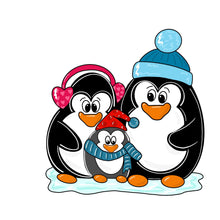 Load image into Gallery viewer, Penguin Family