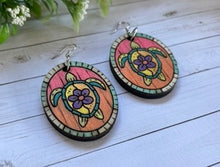 Load image into Gallery viewer, Turtle Earring Blank Sets