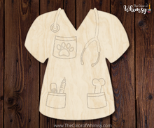 Load image into Gallery viewer, Vet Scrub Top