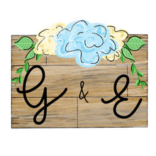 Load image into Gallery viewer, Pallet Board with Flower