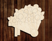 Load image into Gallery viewer, Wheelbarrow with Flowers