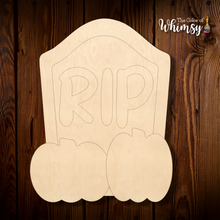 Load image into Gallery viewer, Tombstone and Pumpkins