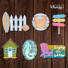 Load image into Gallery viewer, Beach Summer Tiered Tray Set