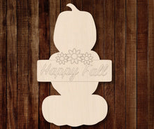 Load image into Gallery viewer, Happy Fall Pumpkins - Reservable Snowman