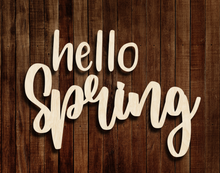 Load image into Gallery viewer, Hello Spring Door Hanger