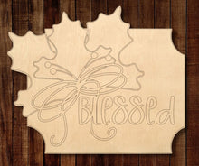 Load image into Gallery viewer, Blessed Holly Sign