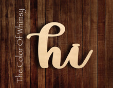 Load image into Gallery viewer, "Hi" Shape