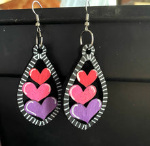 Load image into Gallery viewer, Valentine's Heart Earring Blank Sets