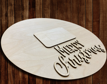 Load image into Gallery viewer, Santa Belt Layered Round 3D