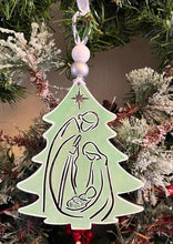 Load image into Gallery viewer, Nativity Scene in Christmas Tree