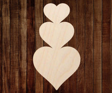 Load image into Gallery viewer, Stacked Hearts