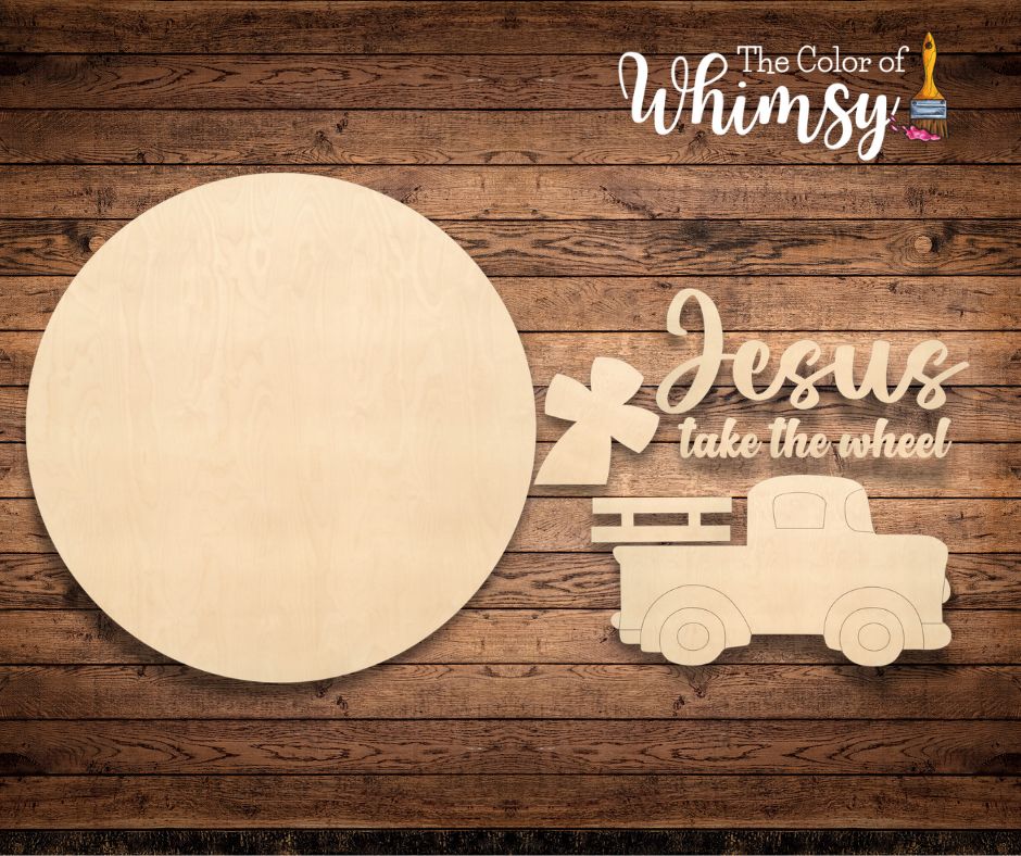 Jesus Take The Wheel Round - Layered