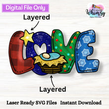 Load image into Gallery viewer, Love Comes Down SVG Digital File
