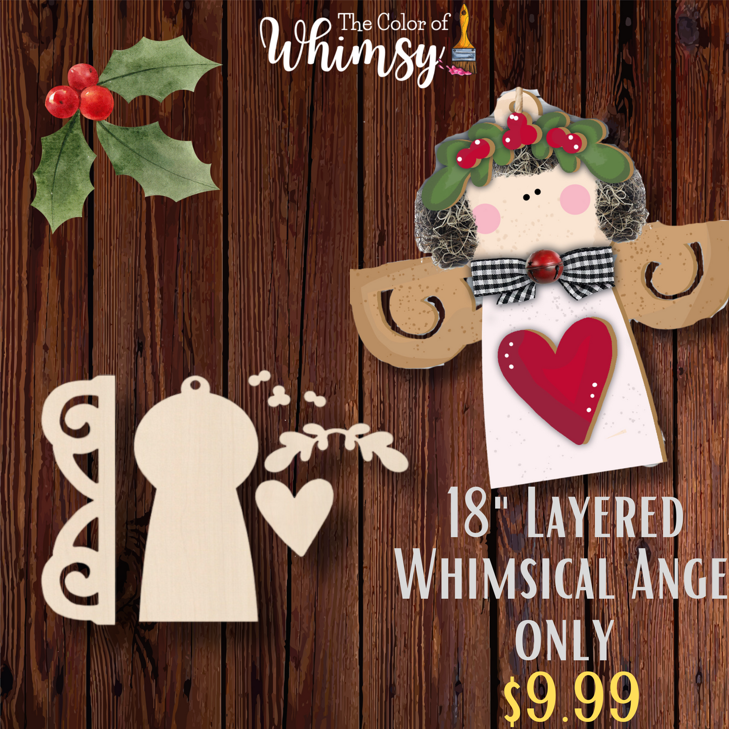 *SALE* Layered Whimsical Angel