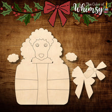 Load image into Gallery viewer, Peeking Dog with Gift
