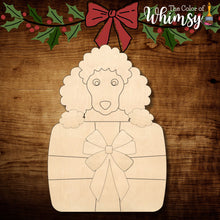 Load image into Gallery viewer, Peeking Dog with Gift
