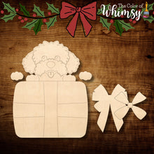 Load image into Gallery viewer, Peeking Dog with Gift
