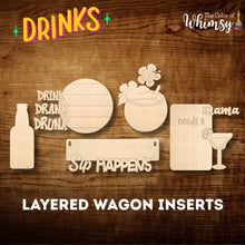 Load image into Gallery viewer, Drinks Wagon Inserts Addition/Attachments

