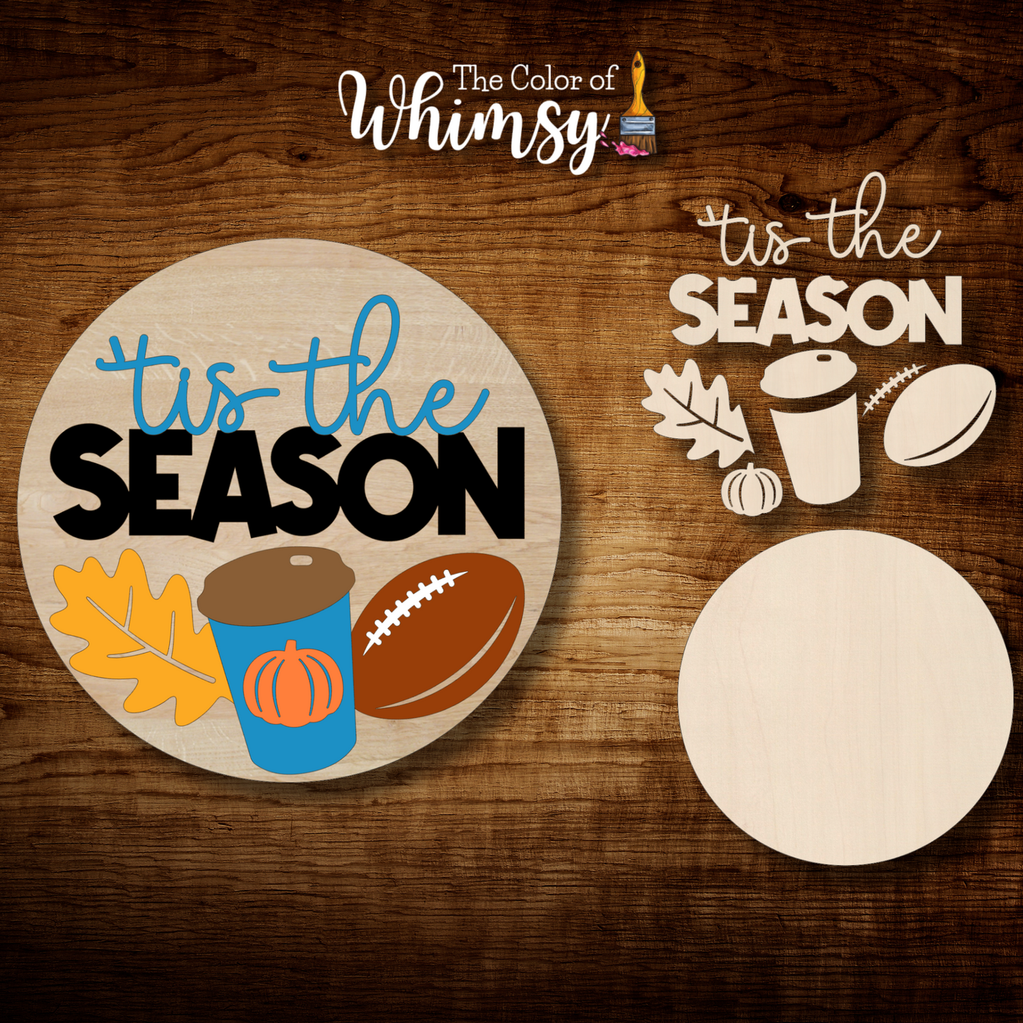 Tis the Season - Football Coffee Leaf