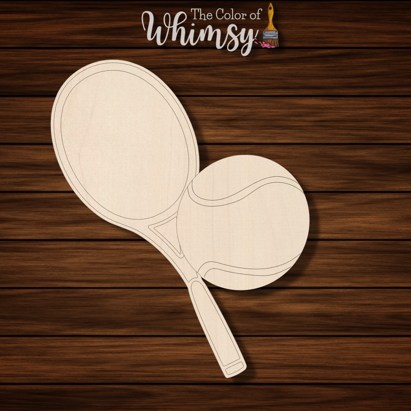 Tennis Ball and Racket