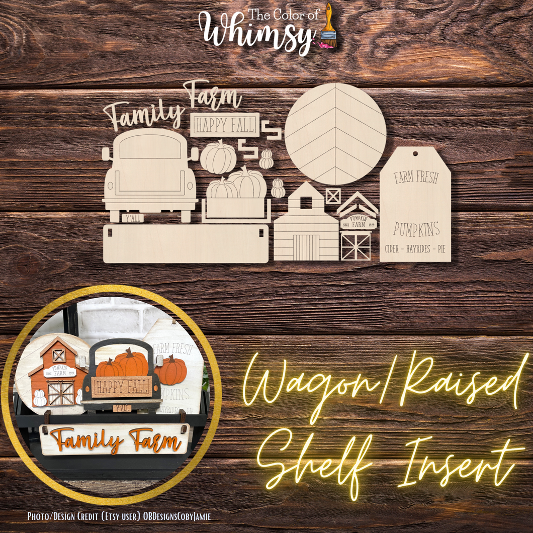 Pumpkin Truck Wagon/Shelf Additions