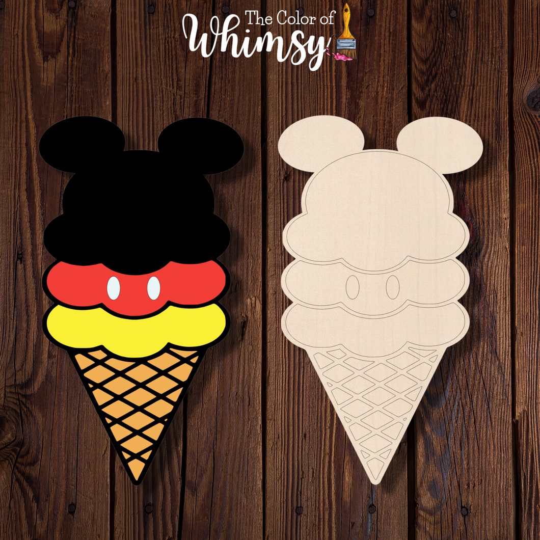 Mouse Inspired Ice Cream