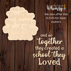 Homeschool Sign - Layered or Etched
