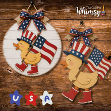 Load image into Gallery viewer, Patriotic Duck in Rain Boots
