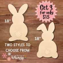 Load image into Gallery viewer, *SALE* Bunny Back 3 Pack for $15
