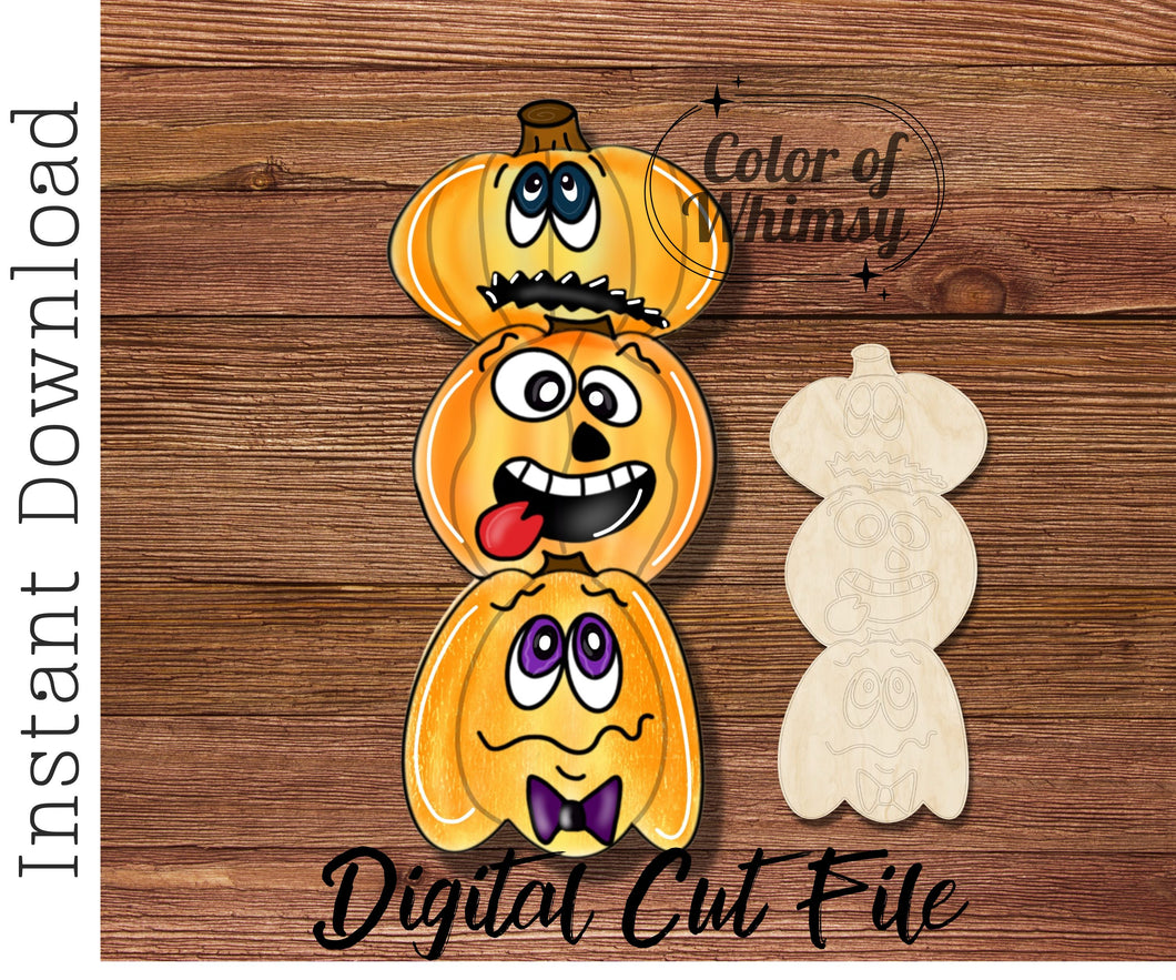 Making Faces Pumpkins SVG Digital File