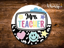 Load image into Gallery viewer, Personalized Name Teacher Door Hanger
