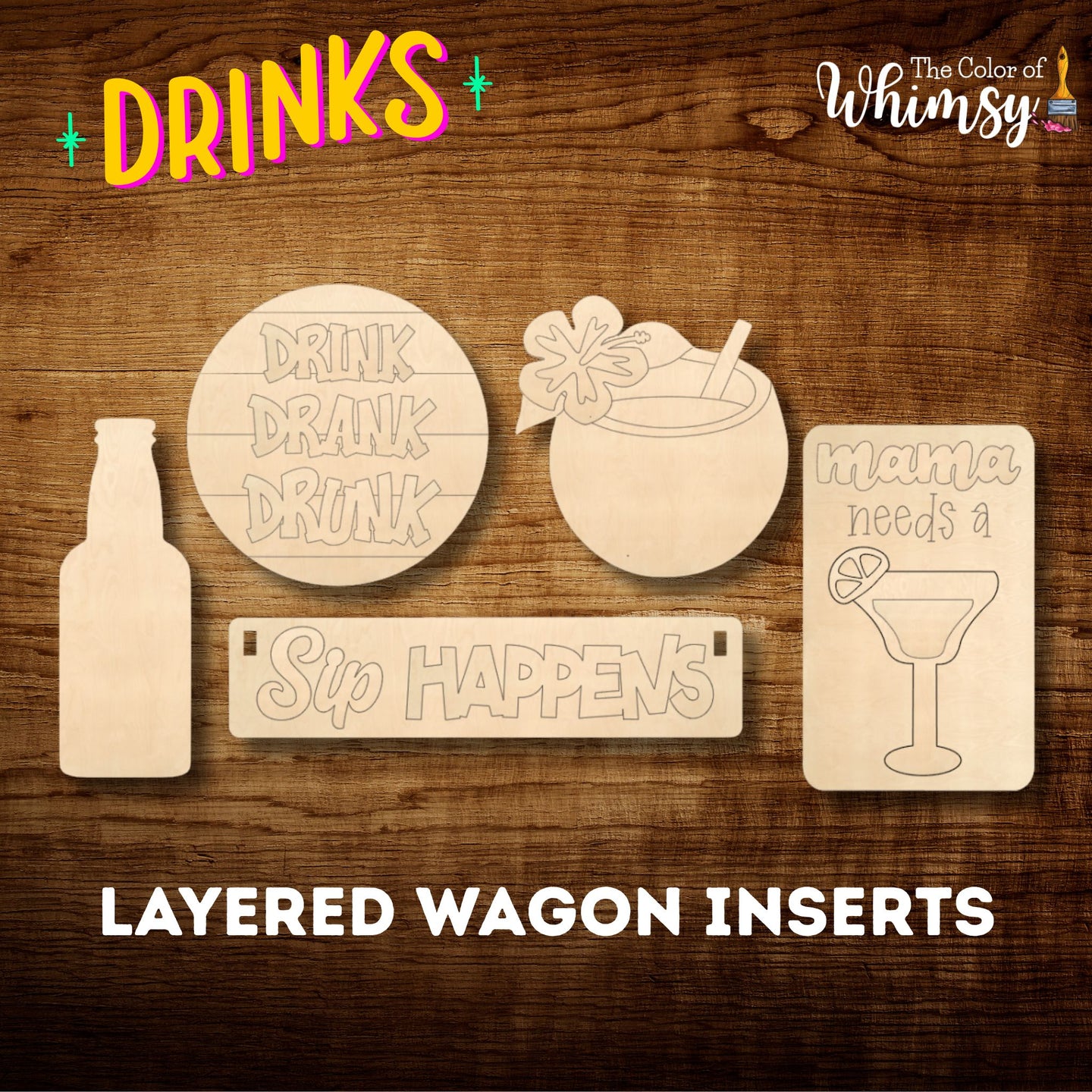 Drinks Wagon Inserts Addition/Attachments